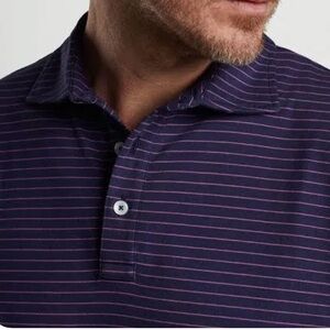 Peter Millar Pilot Mill Cedar Stripe Polo